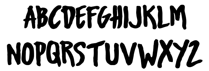UrbanOilTypeface Font LOWERCASE