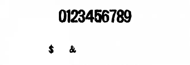 UrbanPaints Font OTHER CHARS