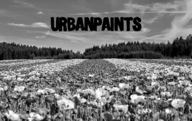 UrbanPaints Font examples
