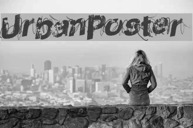 UrbanPoster Font examples