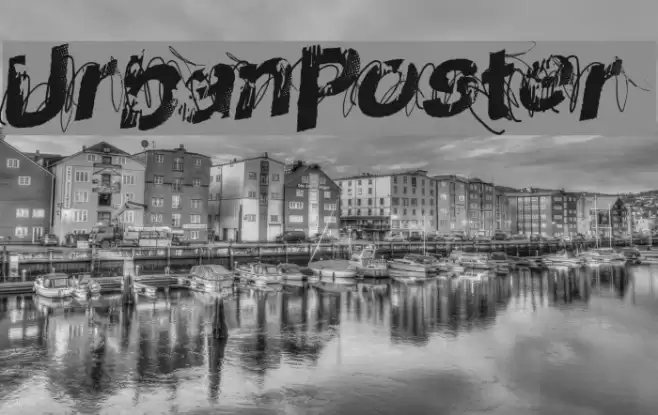UrbanPoster Font examples