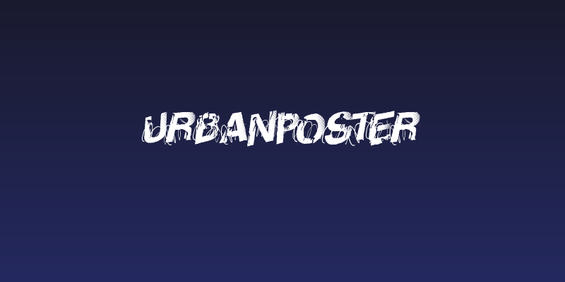 UrbanPoster Social Header