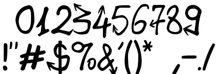 Urban&Slick Font OTHER CHARS