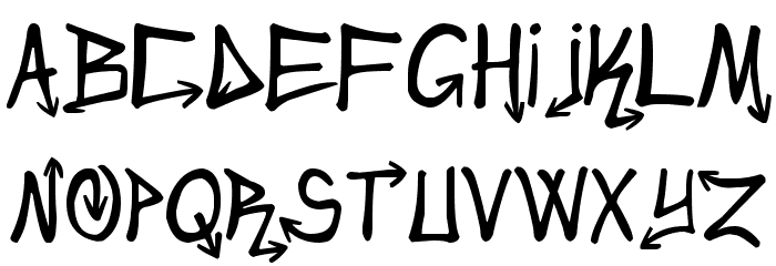Urban&Slick Font LOWERCASE