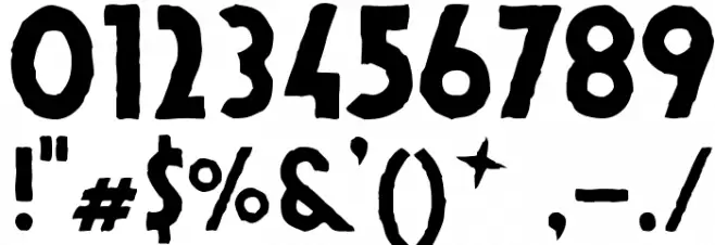 UrbanStone Font OTHER CHARS