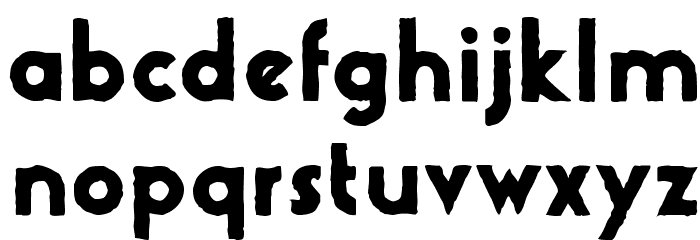 UrbanStone Font LOWERCASE