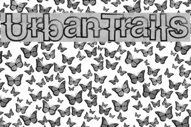 UrbanTrails Font examples