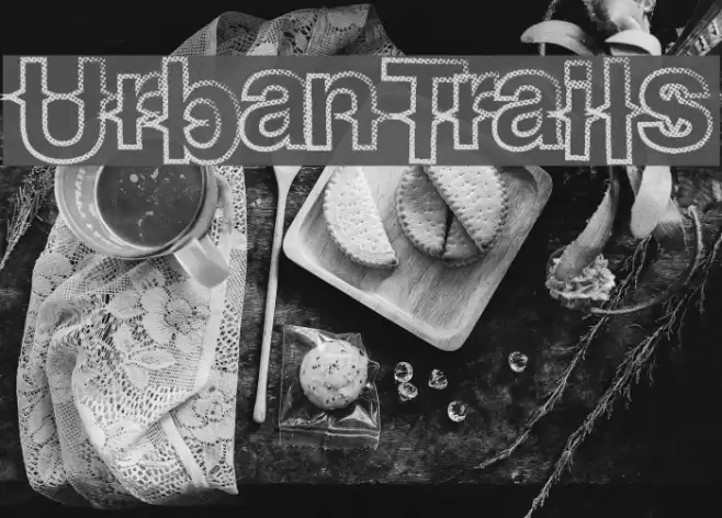 UrbanTrails Font examples