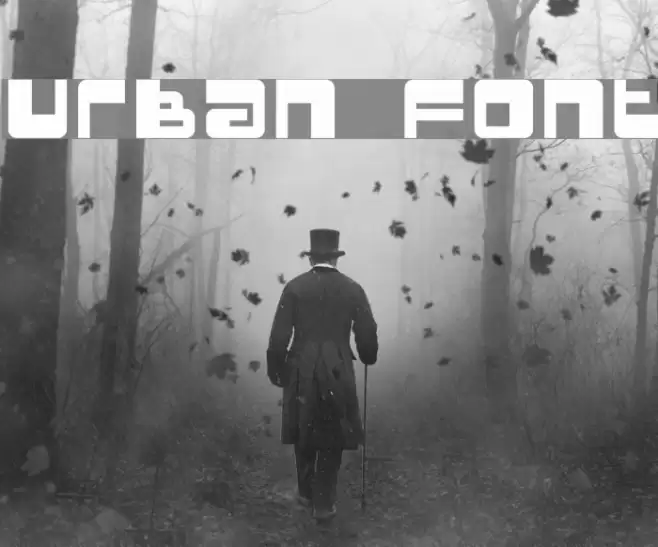 Urban Шрифта examples