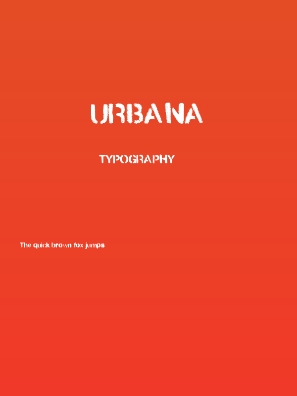 Urbana Poster