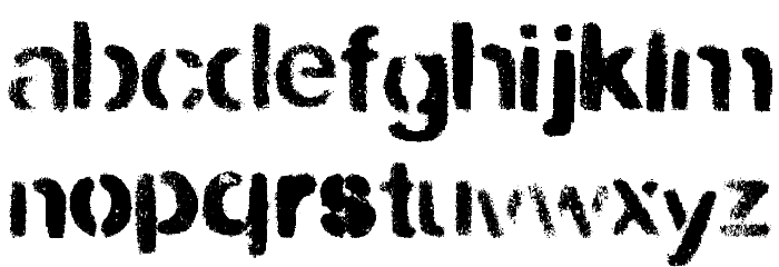 Urbana Font LOWERCASE