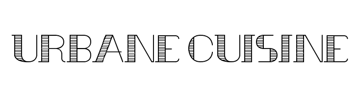 Urbane Cuisine Шрифта