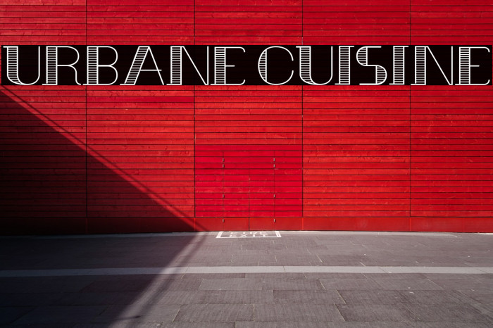 Urbane Cuisine Font examples