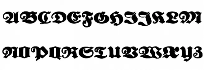 Urdeutsch خط أحرف كبيرة