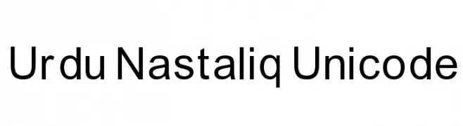 Urdu Nastaliq Unicode 