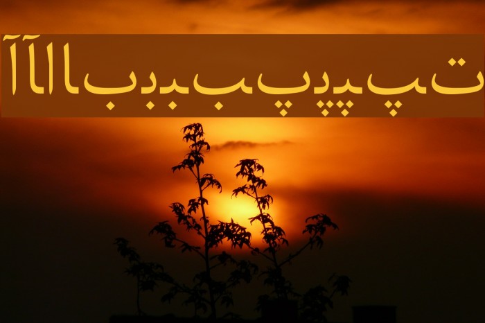 Urdu Web Font examples