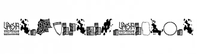 Uresia Arcane Sampler  font caratteri gratis