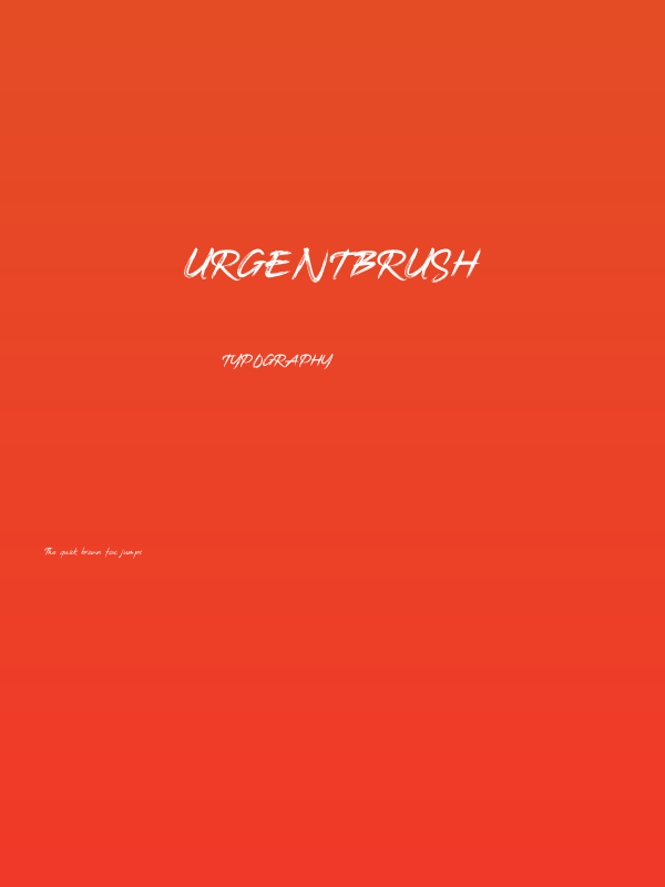 UrgentBrush Poster