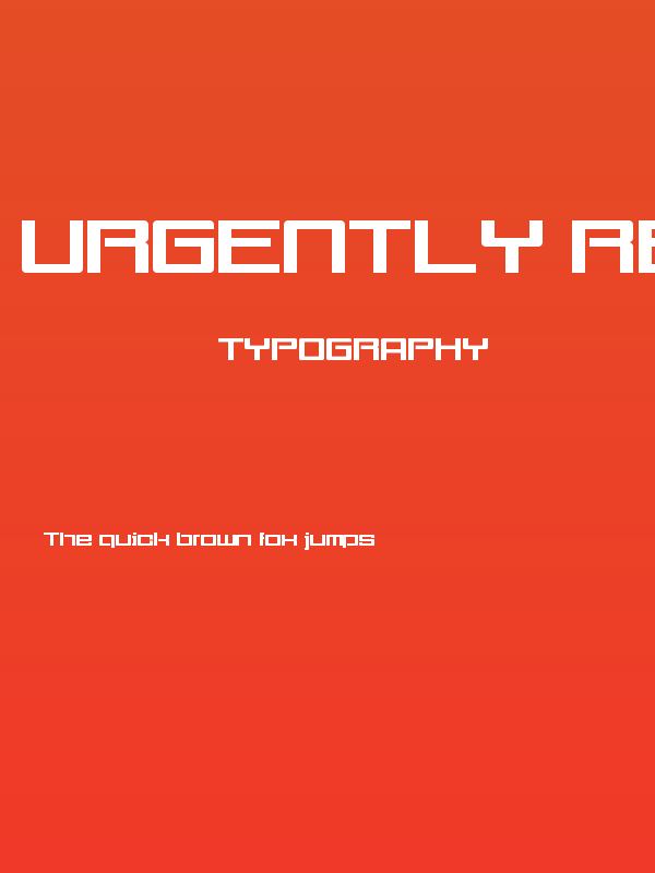 Urgently Regular Poster