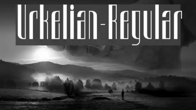 Urkelian-Regular Font examples