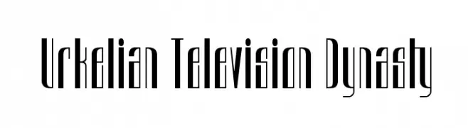 Urkelian Television Dynasty  baixar fontes gratis