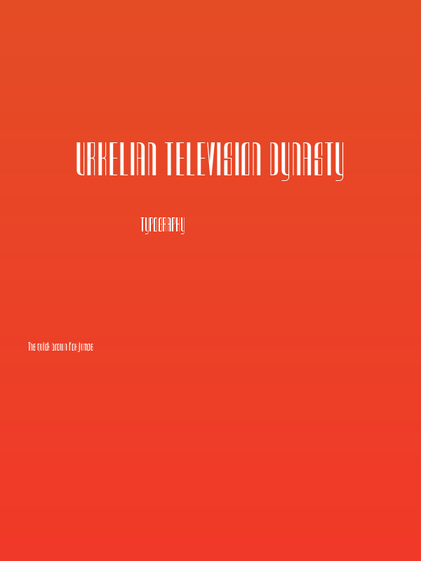 Urkelian Television Dynasty Poster