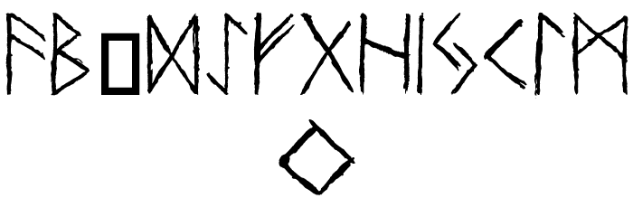 Urnordiska Runor Font OTHER CHARS