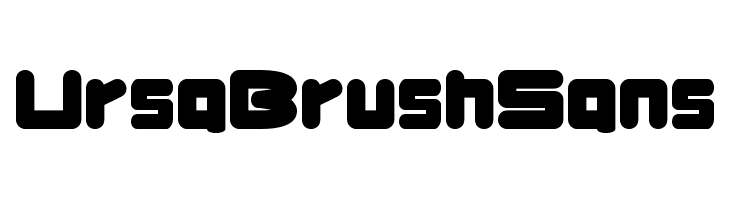 UrsaBrushSans  Frei Schriftart Herunterladen