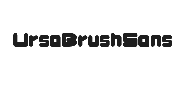 UrsaBrushSans Logo