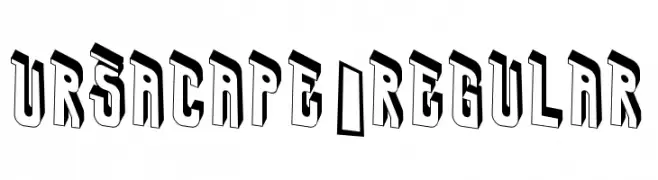 UrsaCape-Regular  Fuentes Gratis Descargar