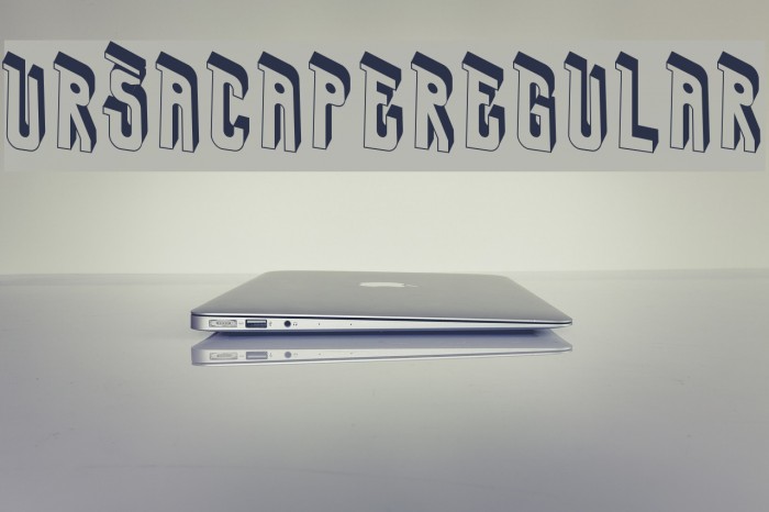 UrsaCape-Regular Font examples