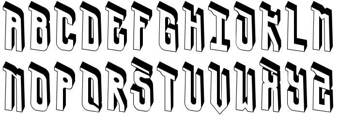 UrsaCape-Regular Font LOWERCASE