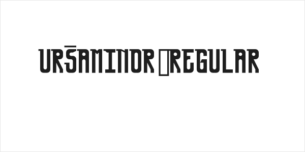 UrsaMinor-Regular Logo
