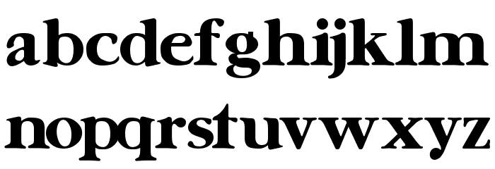 UrsaSerif Bold Font LOWERCASE
