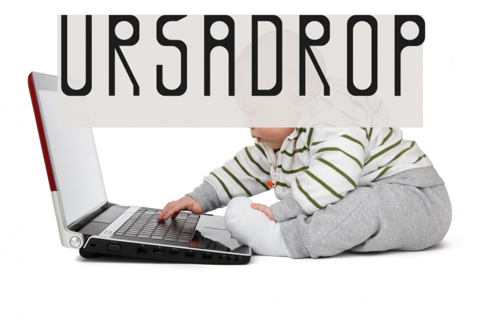 Ursadrop Font examples