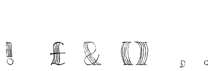 Ursula Capitals Font OTHER CHARS