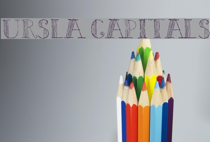Ursula Capitals Font examples