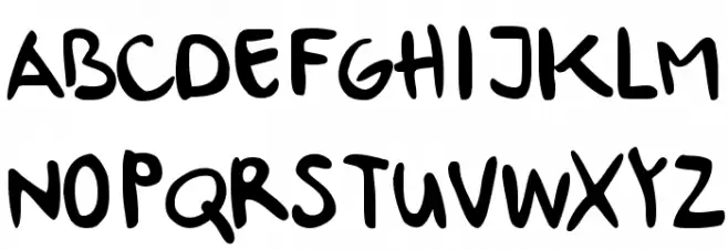 Ursula Handschrift Fonte MAIÚSCULAS