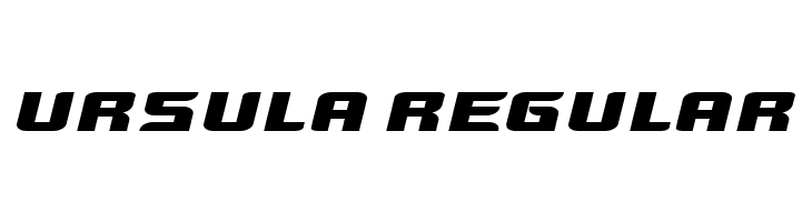 Ursula Regular  Frei Schriftart Herunterladen