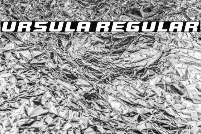 Ursula Regular Font examples