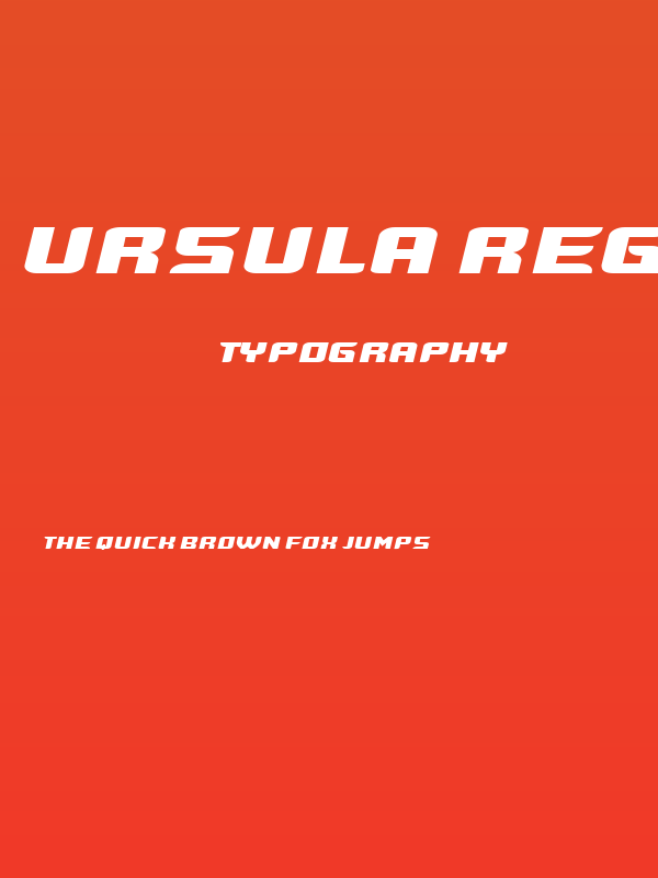 Ursula Regular Poster