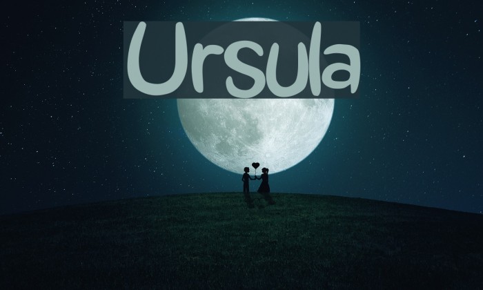 Ursula Font examples