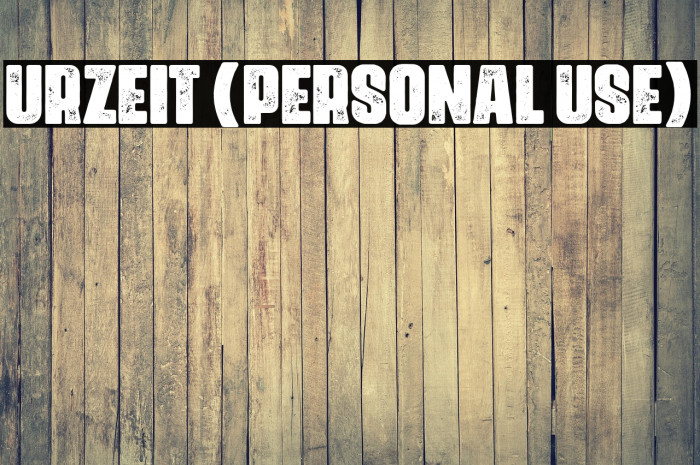 Urzeit (Personal Use) Example 3