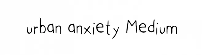 urban anxiety Medium  Frei Schriftart Herunterladen