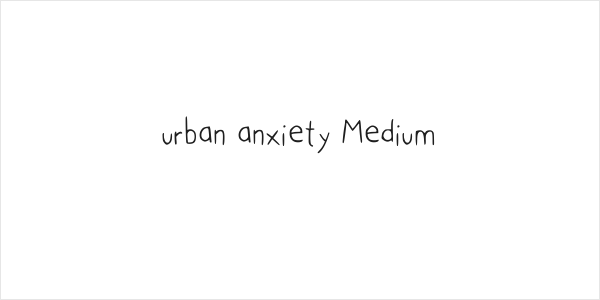 urban anxiety Medium Logo