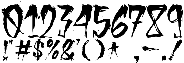urban decay Font OTHER CHARS