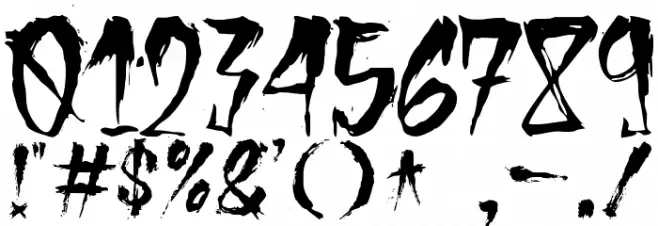 urban decay Font OTHER CHARS