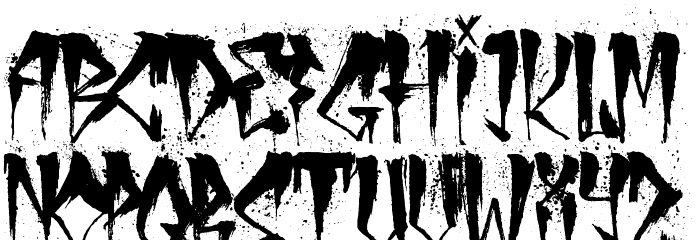 urban decay Font LOWERCASE