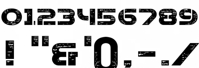 urbantribE Font OTHER CHARS