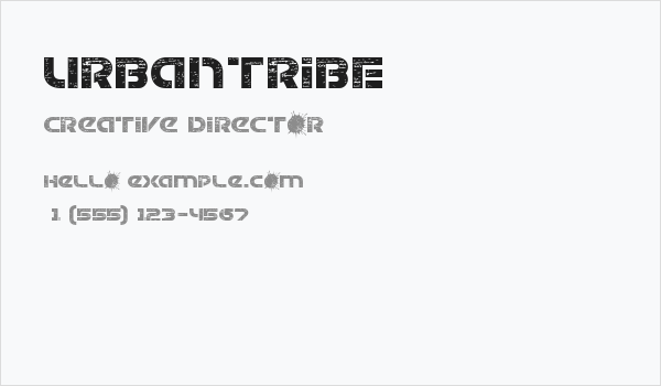 urbantribE Business Card